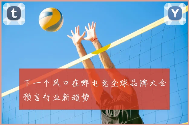 下一个风口在哪电竞全球品牌大会预言行业新趋势